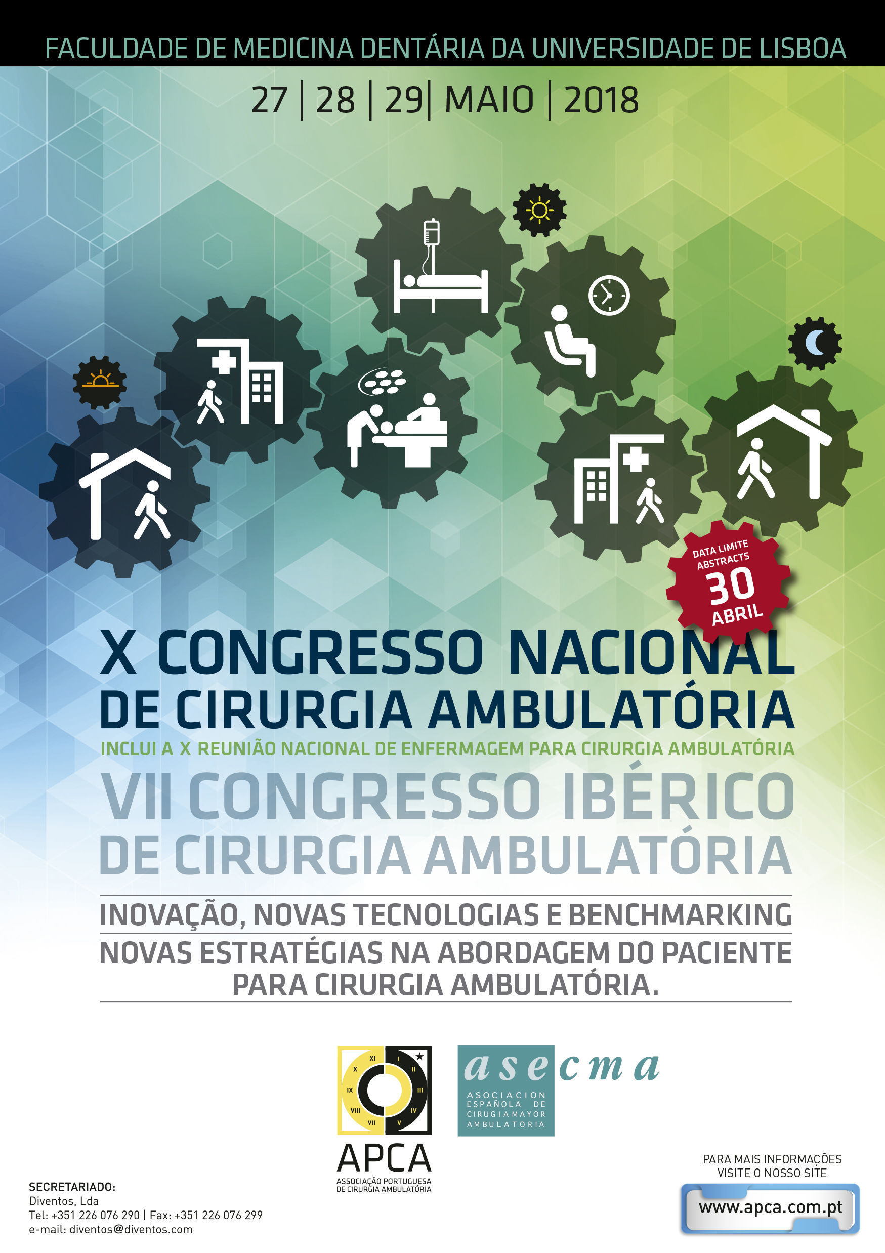 Resultado de imagen de X Congresso Nacional de Cirurgia AmbulatÃ³ria